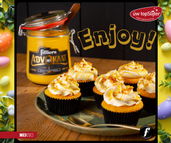 Cupcakes Filliers Advokaat - Pasen - uw topSlijter nb 