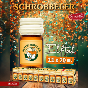 Schrobbeler kleintje tray 11x 2 cl - uw topSlijter NB website